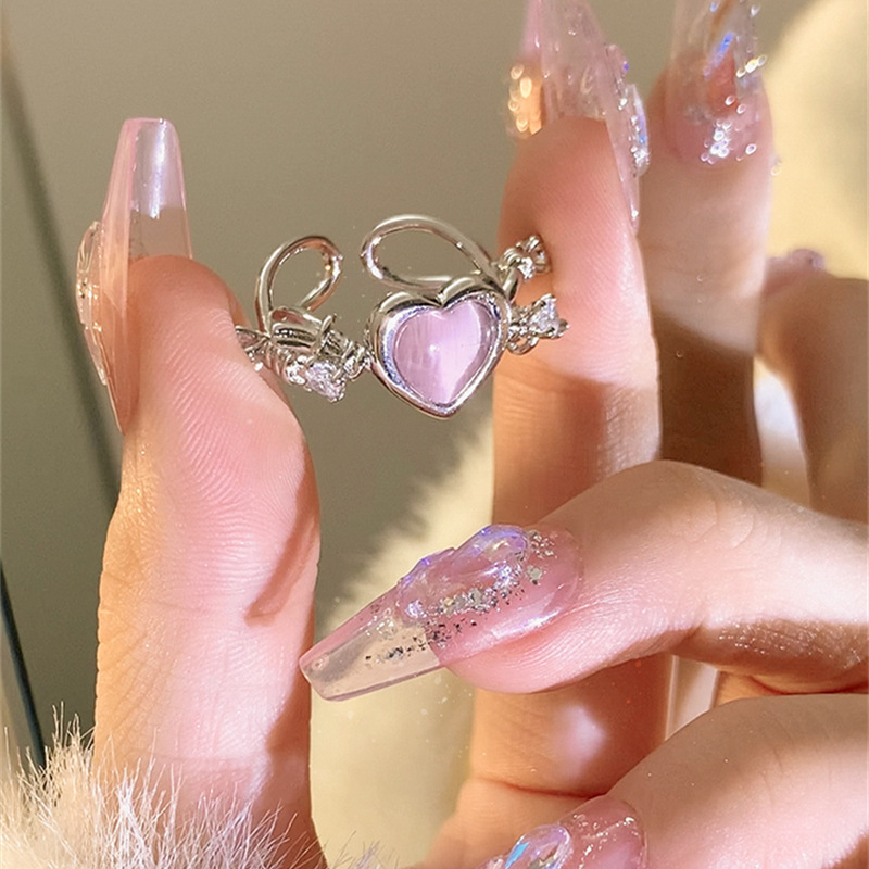 Fashion Love Heart-shaped Ring 5