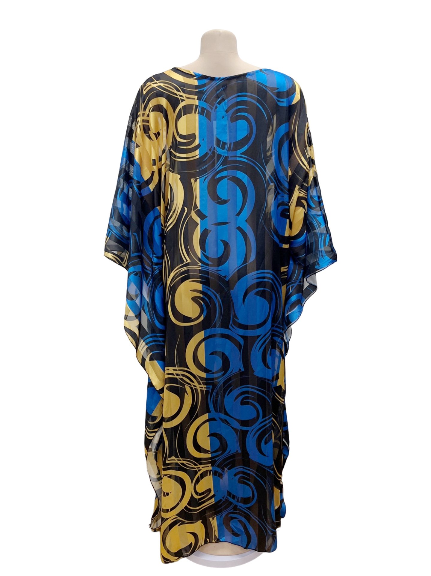 Fashion Printed Robe Dress