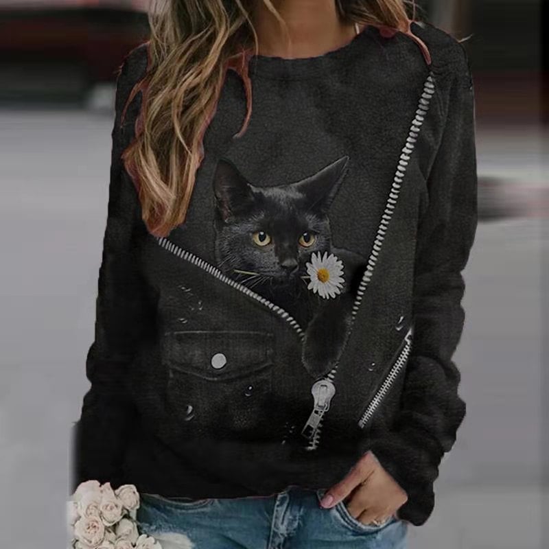 Casual Long-sleeved T-shirt 1
