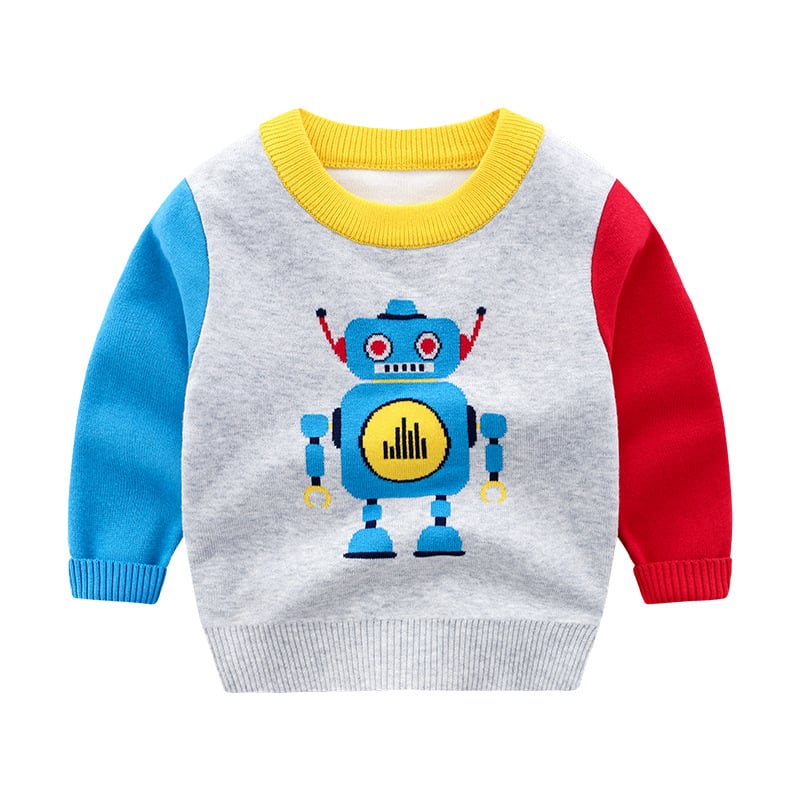 Robot Boy Sweater Image 3
