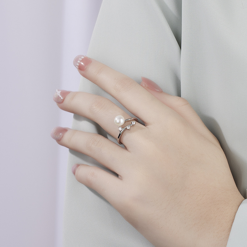 Natural Freshwater Pearl Ring - Image 1