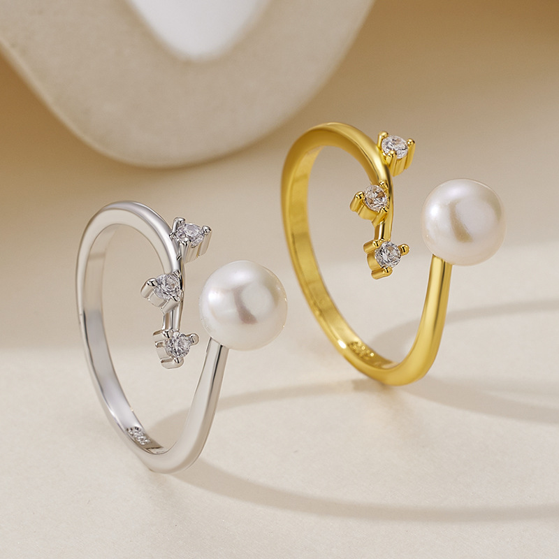 Natural Freshwater Pearl Ring - Image 2