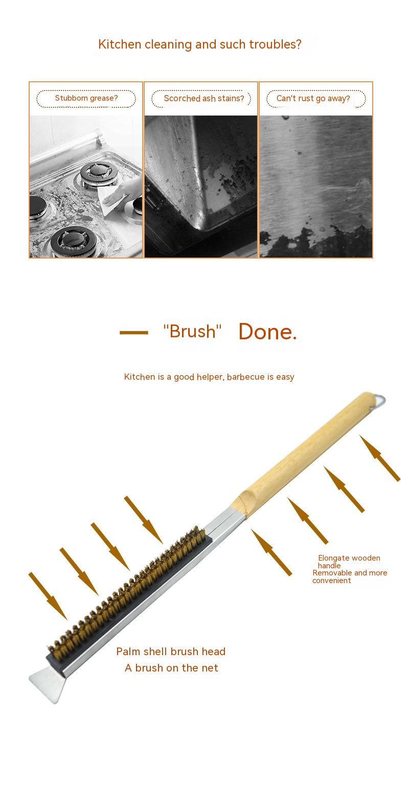 BBQ Cleaning Brush Close-Up