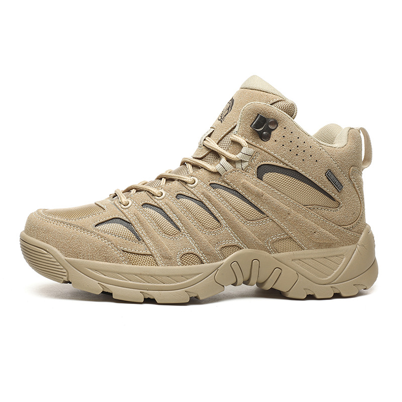 Outdoor Hiking Boots - Gray Side View