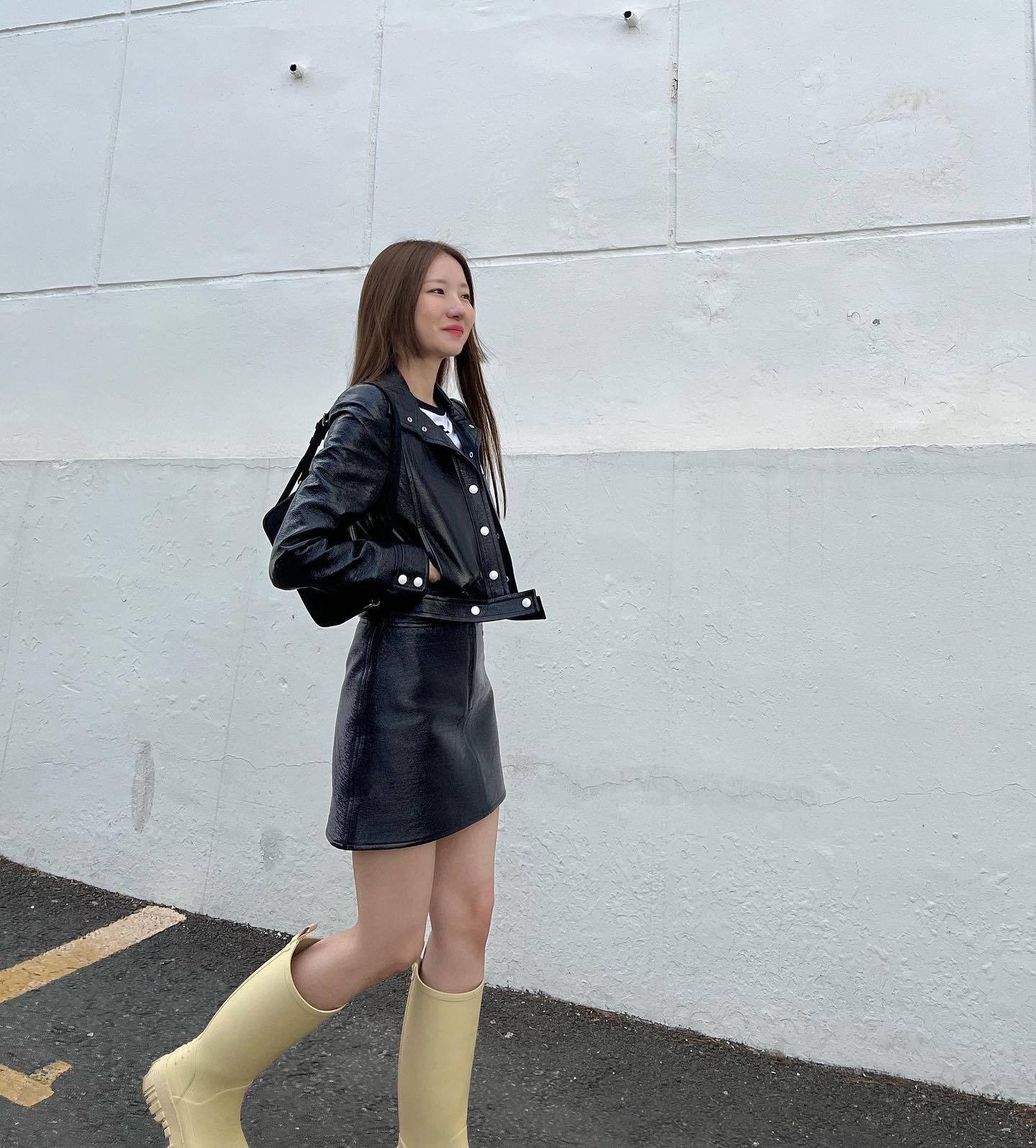 Women's Fashion Casual Package Hip PU Leather Skirt 10
