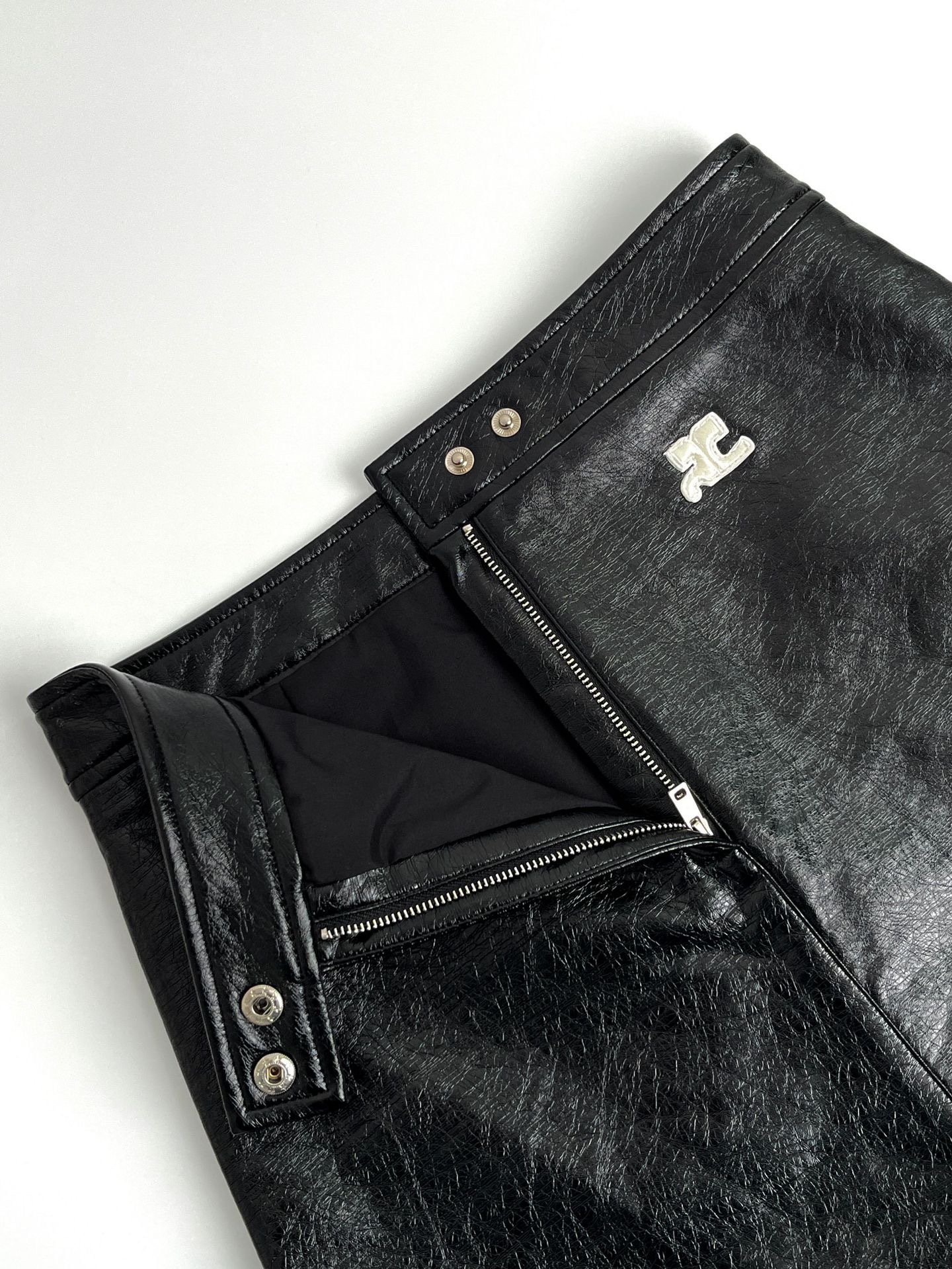 Women's Fashion Casual Package Hip PU Leather Skirt 9