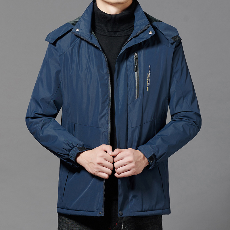 Men's Windproof Coat - Side View