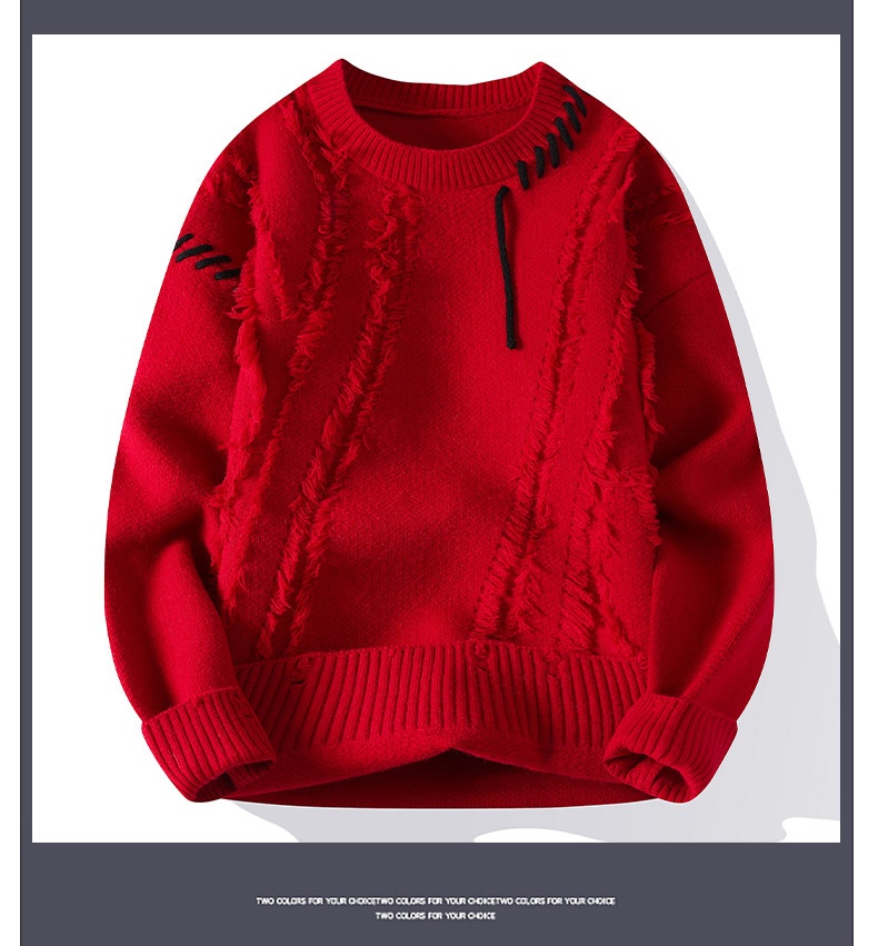 Crew Neck Pullover Sweater Image 12