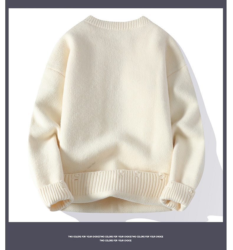 Crew Neck Pullover Sweater Image 11