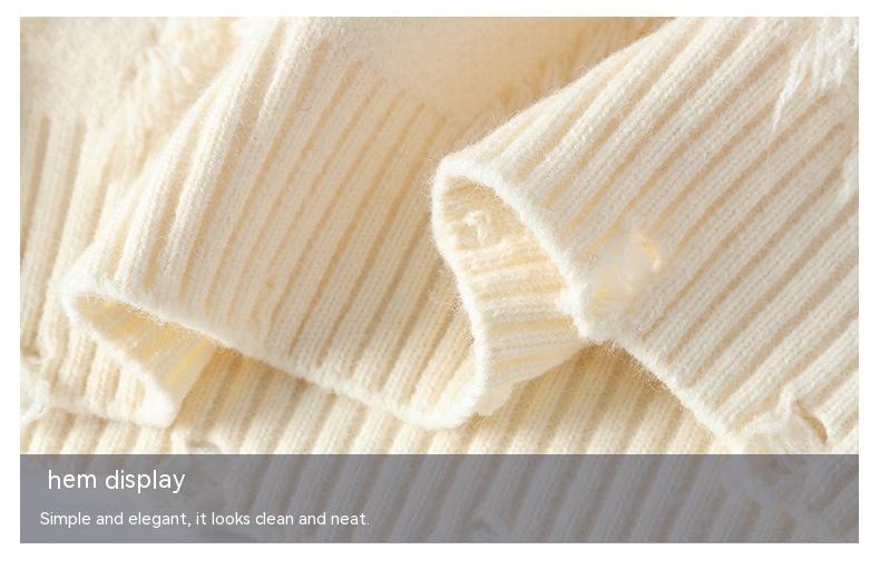 Crew Neck Pullover Sweater Image 9