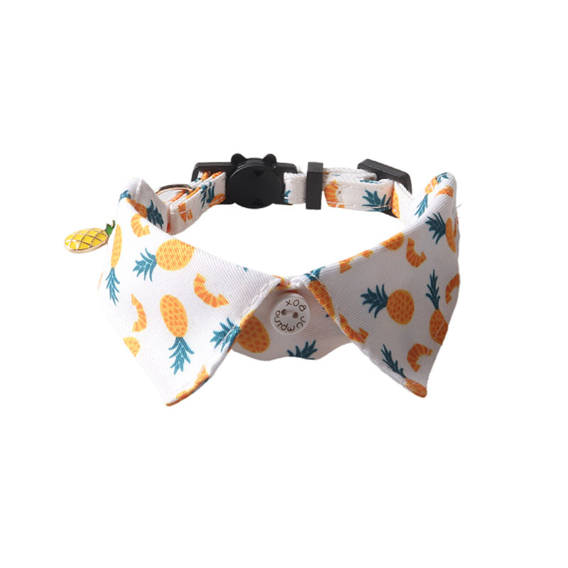 Fruit Blossom Series Bow Tie Cat Collar Light Plate Watermelon