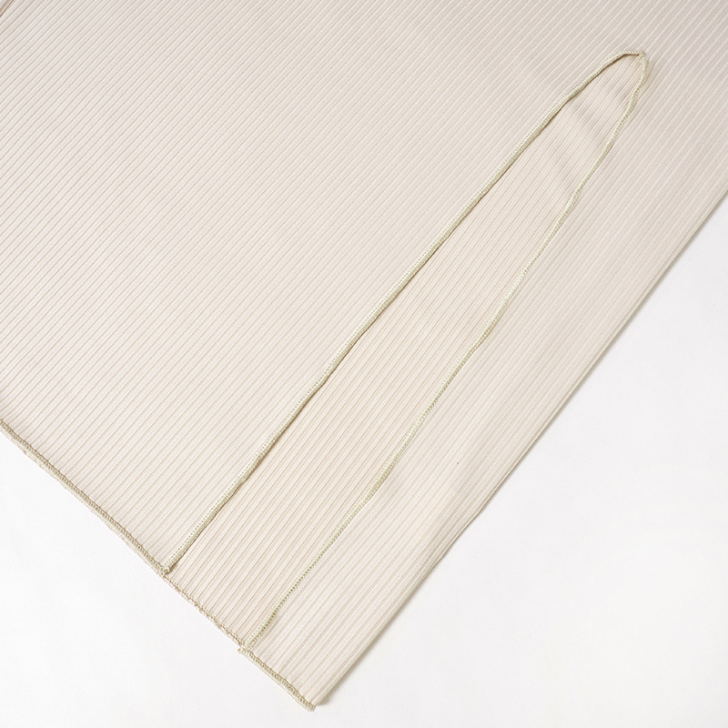 Long Sleeve High Neck Split Dress Image 5