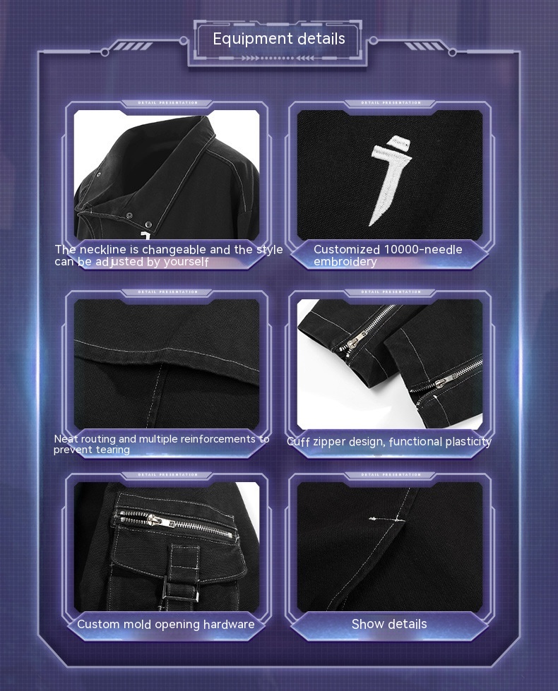 Irregular Trench Coat Styled Look