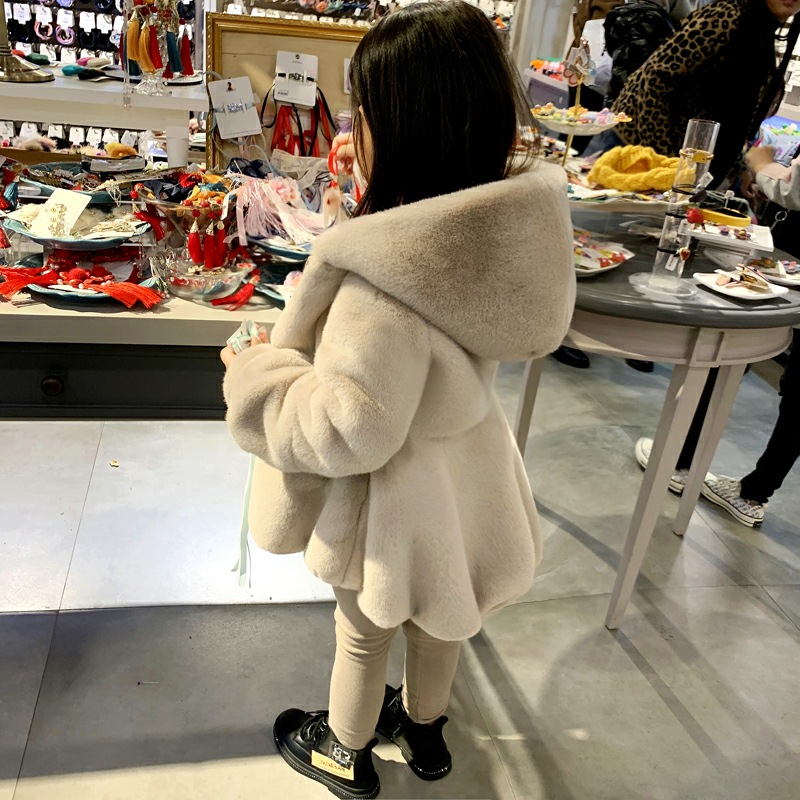 Girls' Personalized Hooded Coat