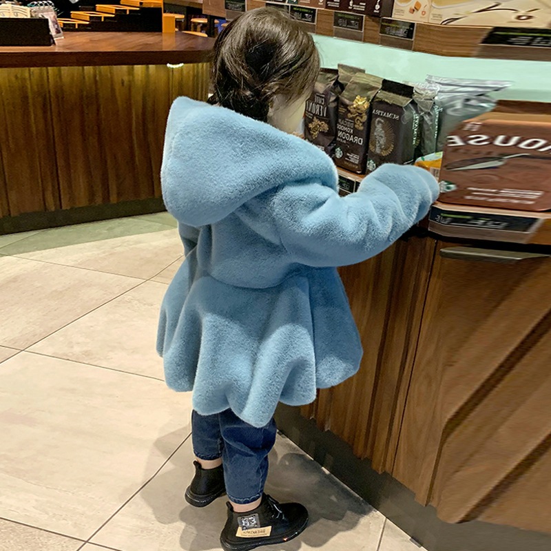 Girls' Personalized Hooded Coat