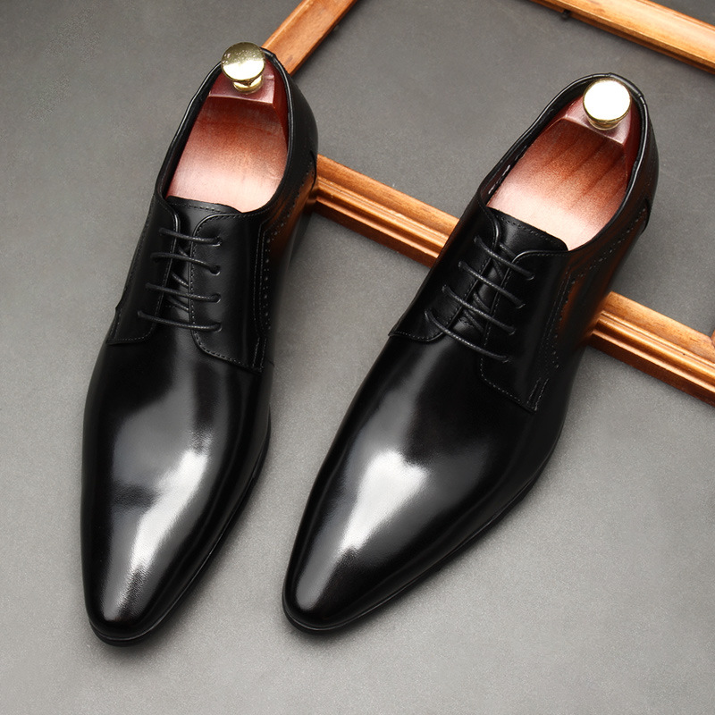 Flat Heel Leather Shoes