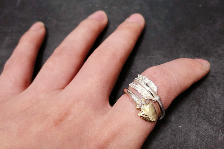925 Thai Silver Bow and Arrow Ring - Image 8