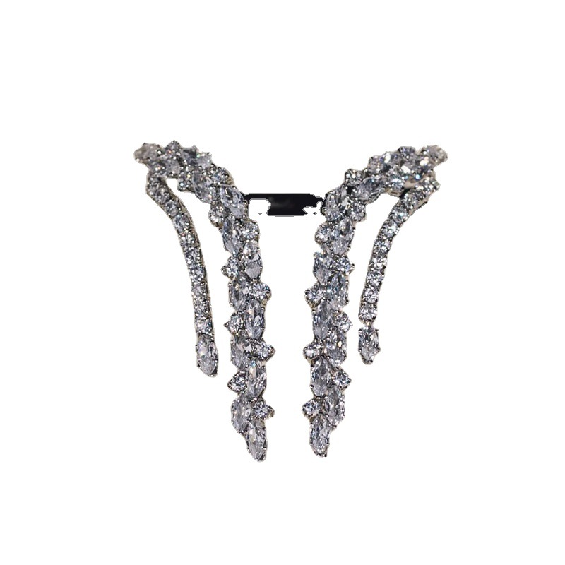 Stylish Zircon Bracelet on Model