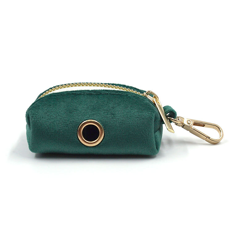 Green Velvet Dog Collar Design