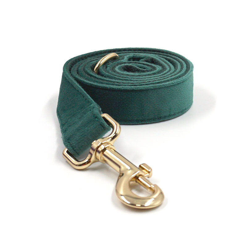 Green Velvet Dog Outfit