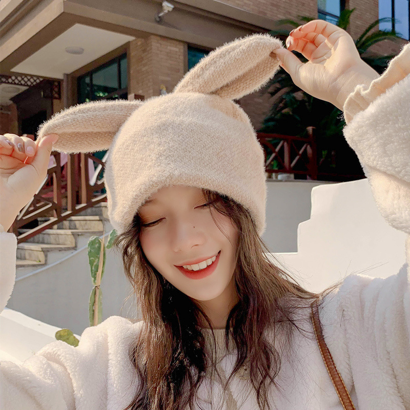 Rabbit Ears Woolen Cap 4