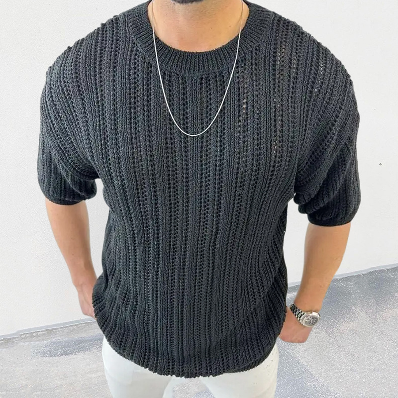 Men's Slim Fit Thin Sweater 14