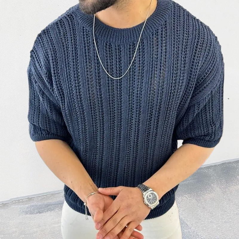 Men's Slim Fit Thin Sweater 2