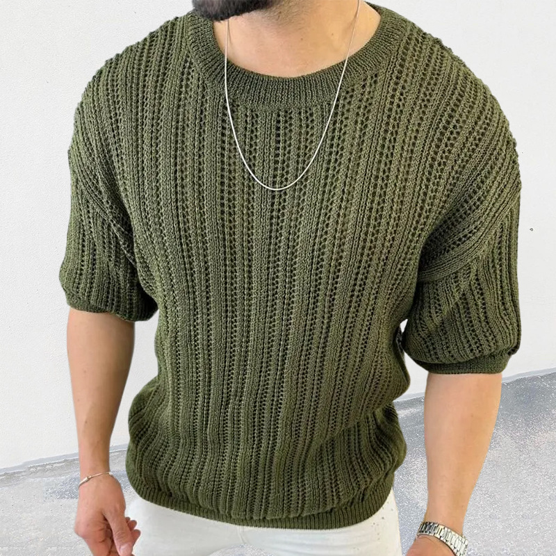 Men's Slim Fit Thin Sweater 6