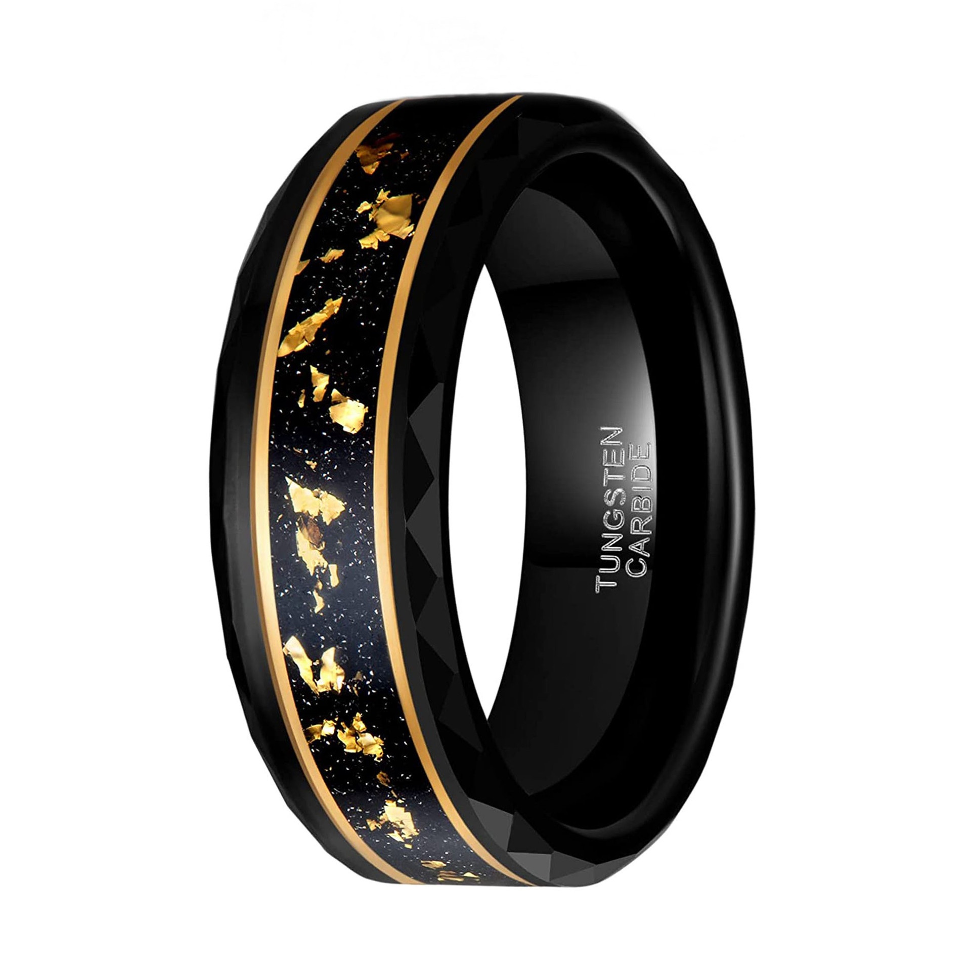 Irregular Gravel Niche Men Jewelry Ring Image 6