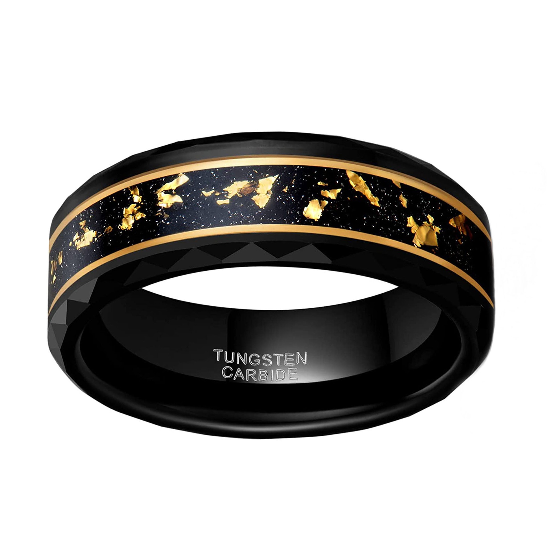 Irregular Gravel Niche Men Jewelry Ring - Image 4