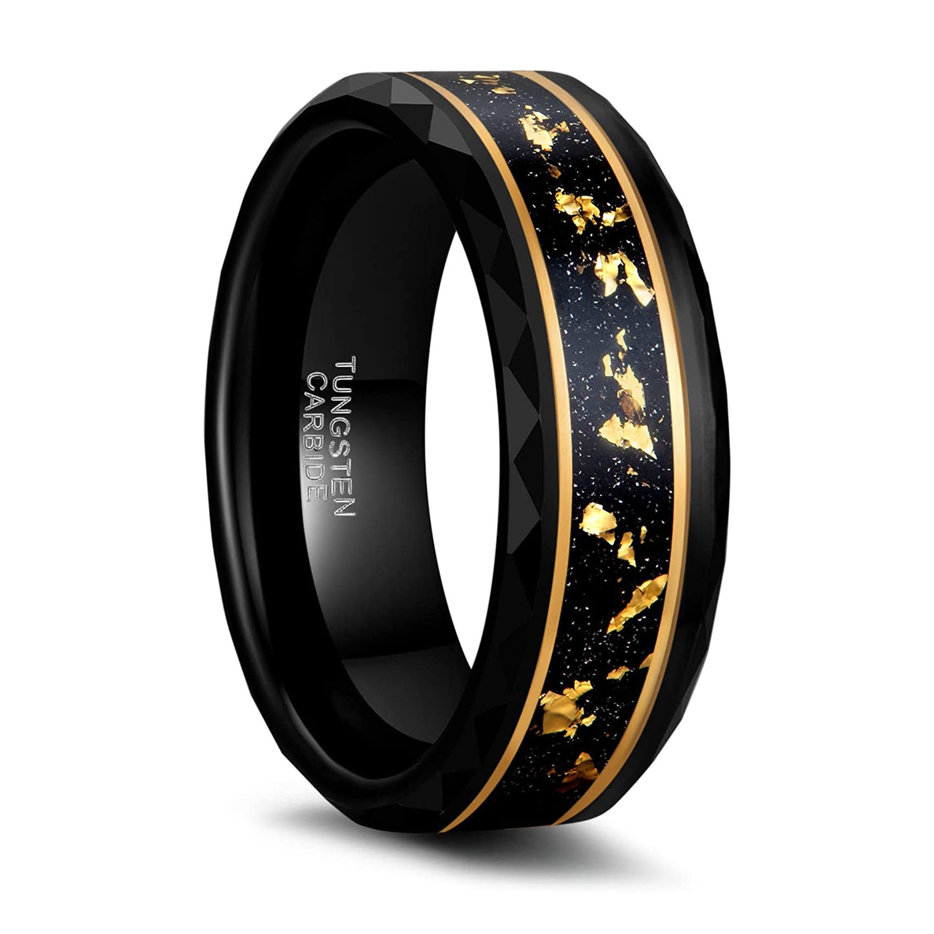 Irregular Gravel Niche Men Jewelry Ring - Image 3