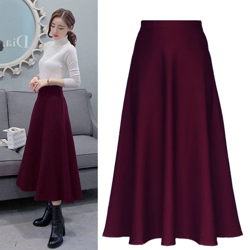Women's Elastic High Waist Slim Skirt - Elegant Look