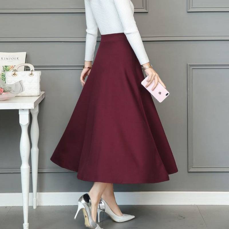 Women's Elastic High Waist Slim Skirt - Styled