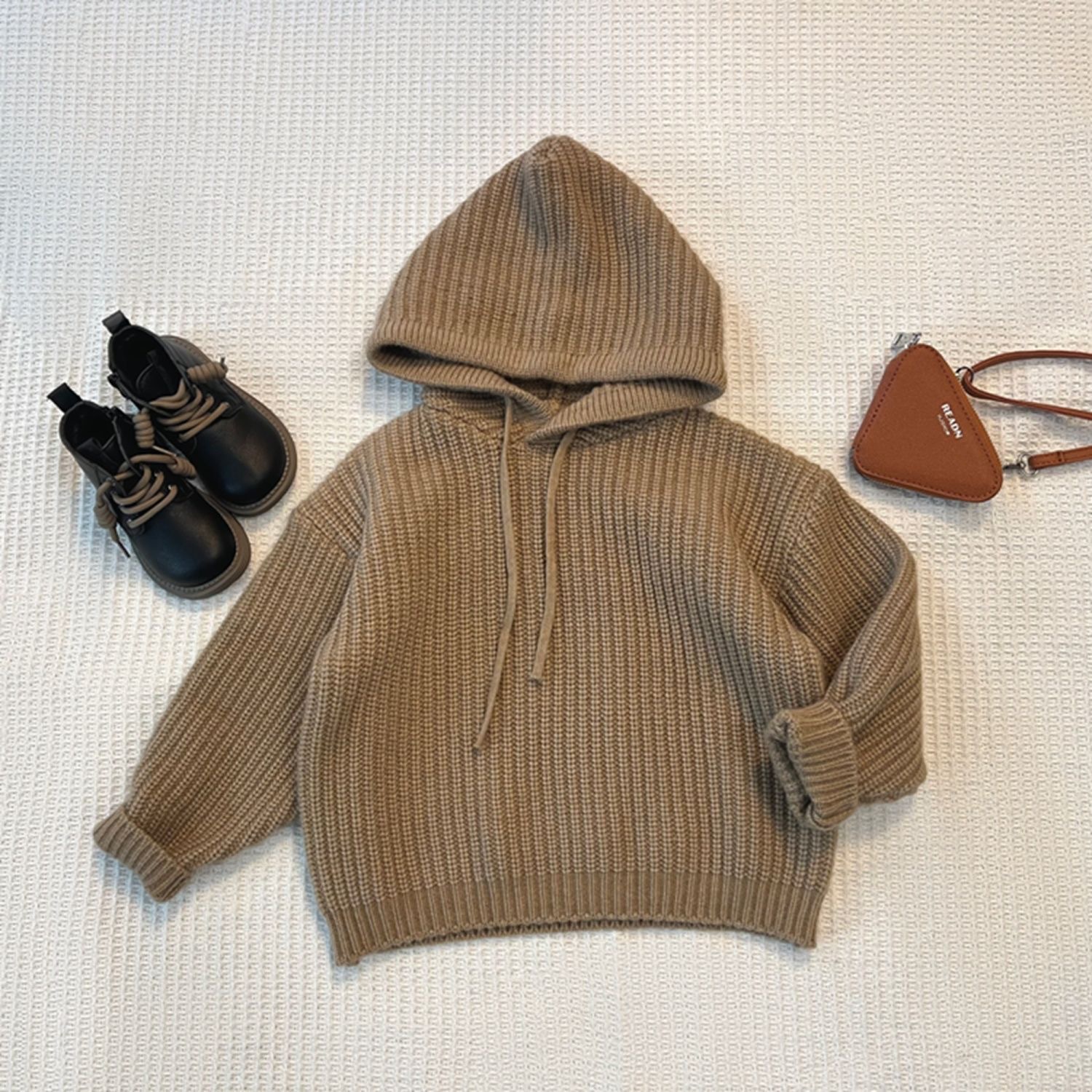 Dark Coffee Hooded Sweater