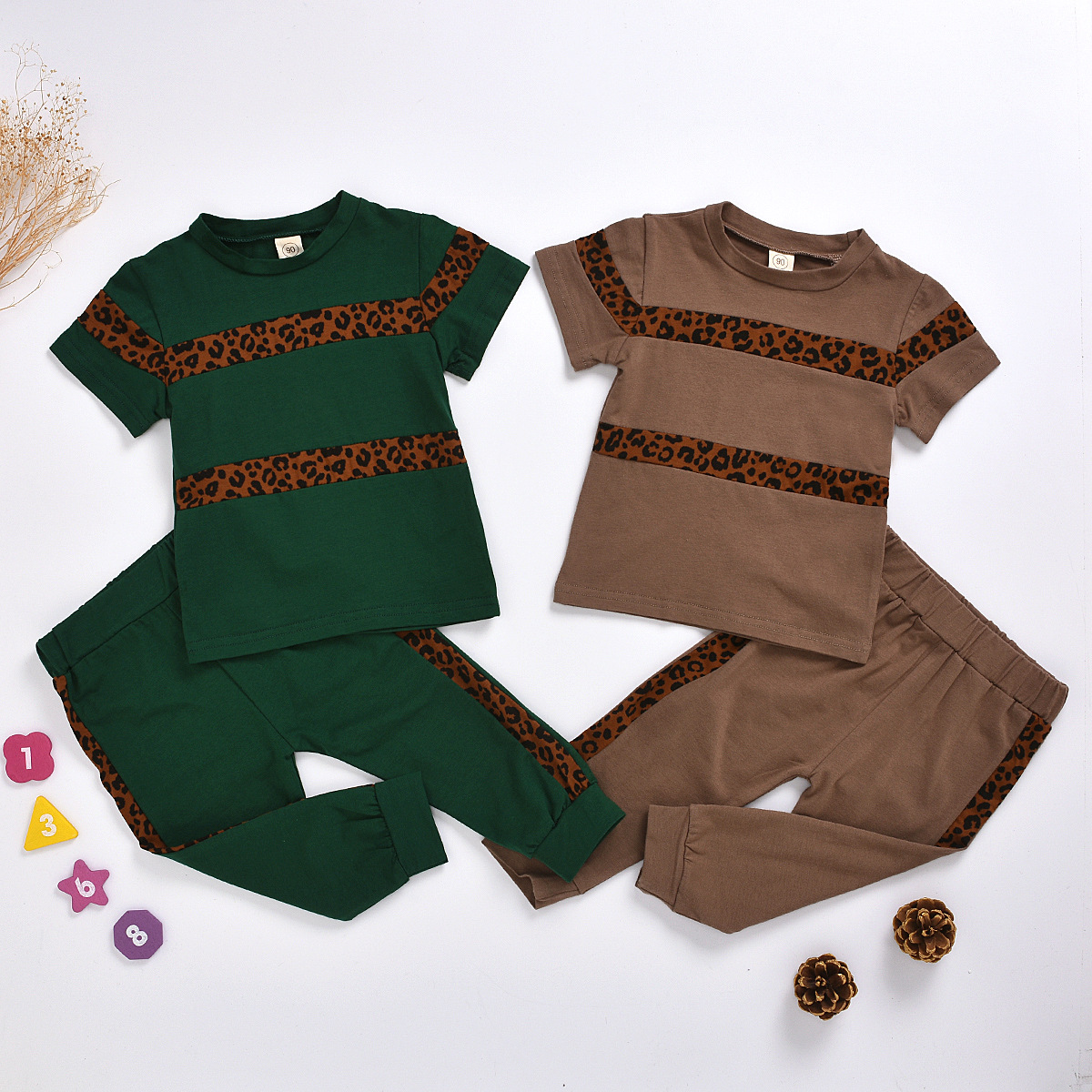 Children's Cotton Knit Suit - Stylish Design