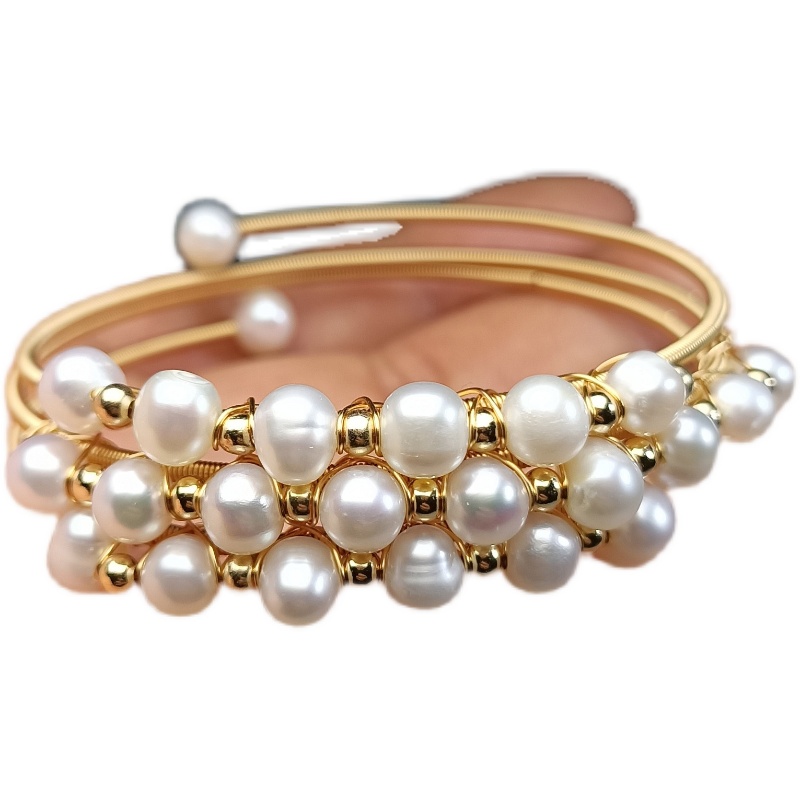 Natural Freshwater Pearl Bracelet Image 3