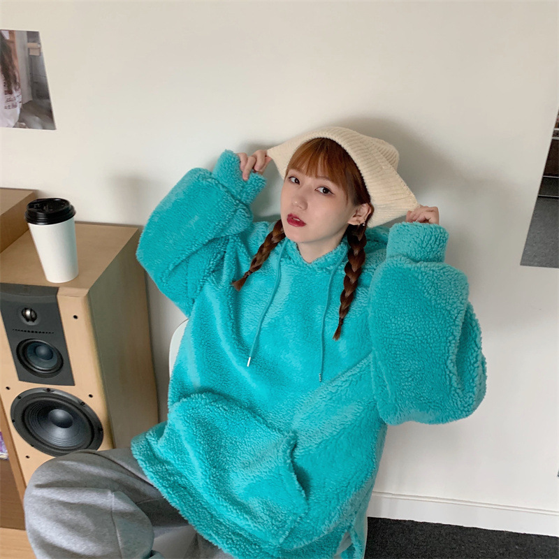 Lambskin Hooded Sweater 6