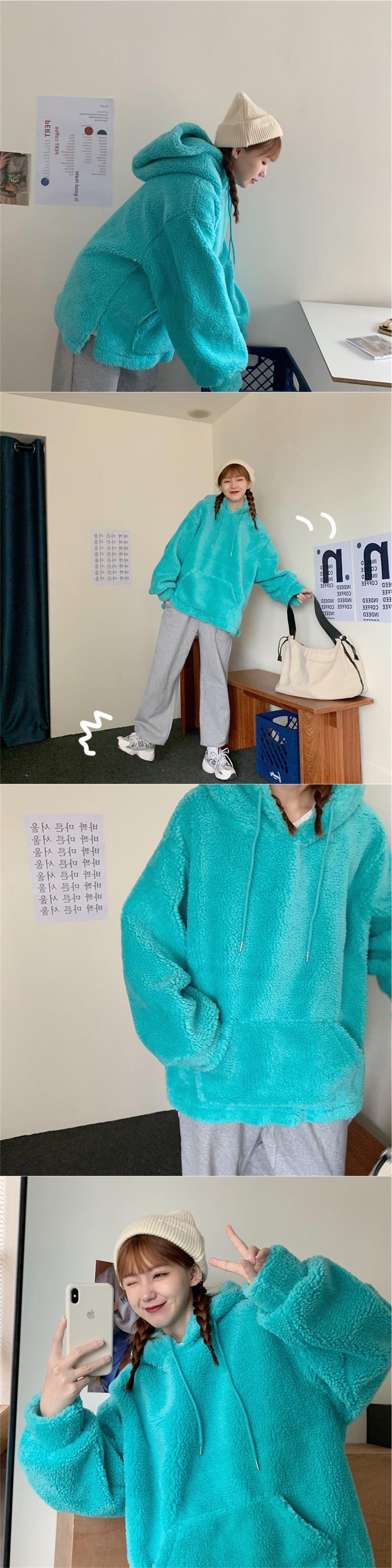 Lambskin Hooded Sweater 8