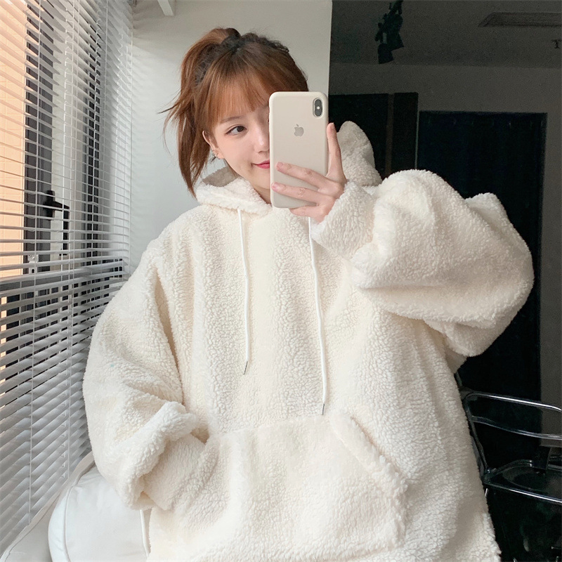 Lambskin Hooded Sweater 4