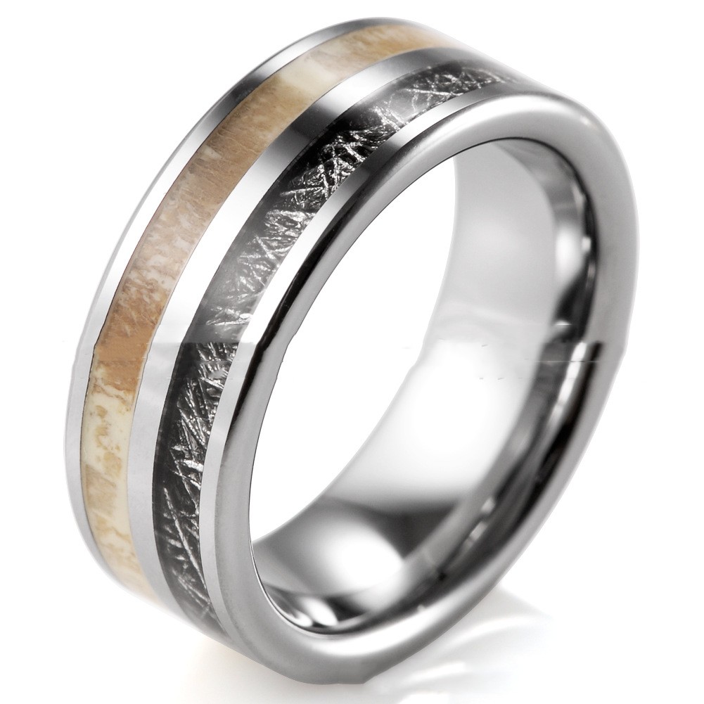 Antlers Tungsten Ring Image 5