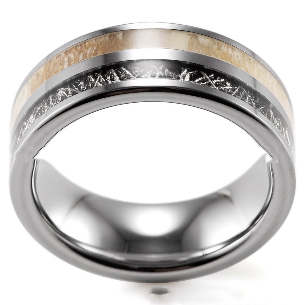 Antlers Tungsten Ring Image 4