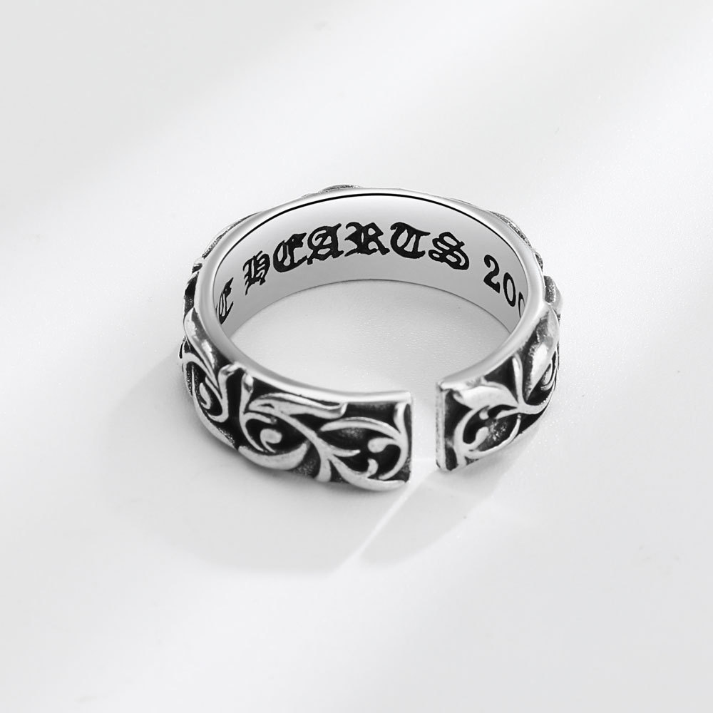 S925 Sterling Silver Vintage Eternal Rattan Ring Image 1