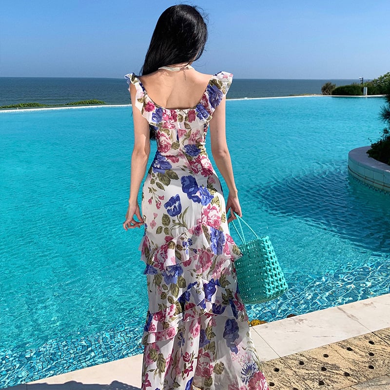 Floral Strap Dress
