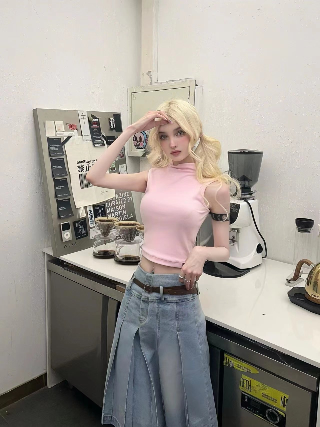 Fashionable Denim Skirt