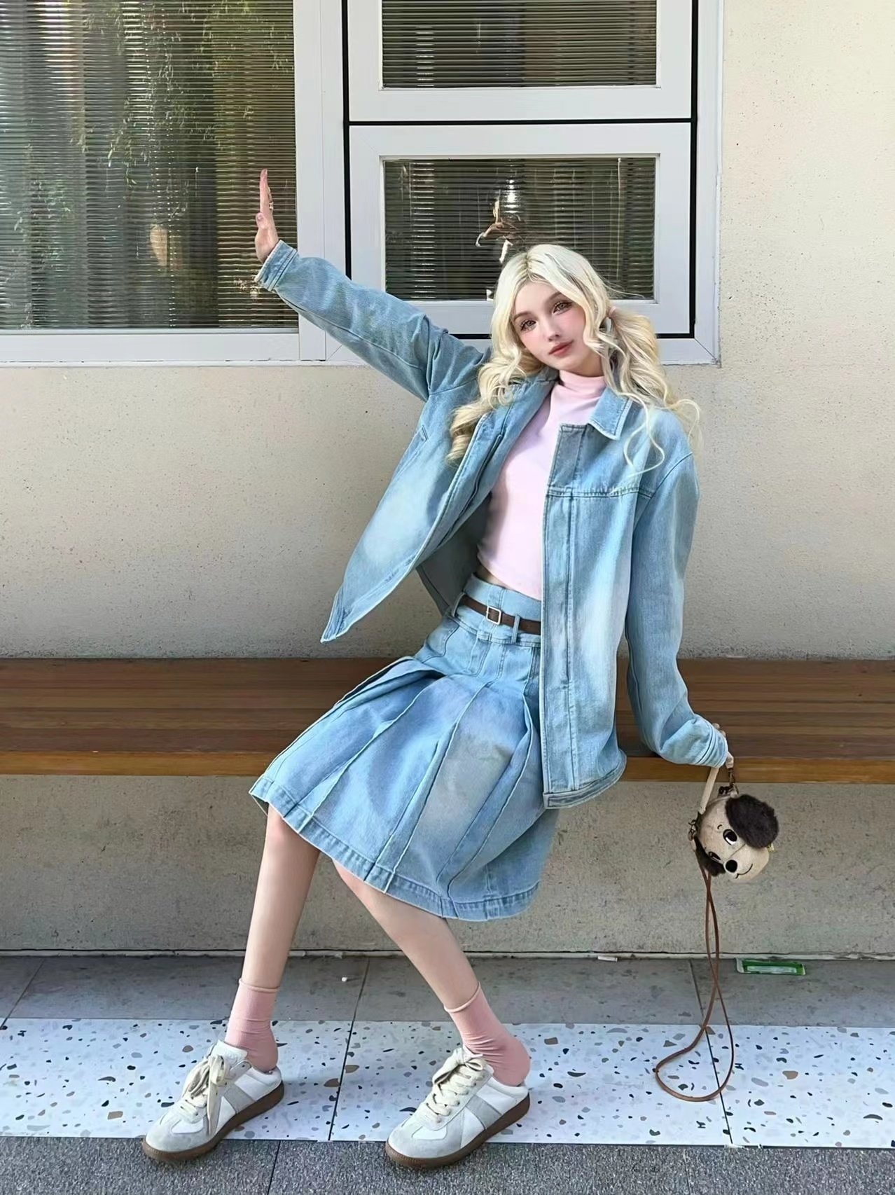 Trendy Denim Skirt