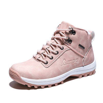 Men's High Top Plus Cashmere Shoes - Black