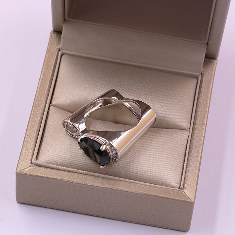 Geometric Diamond Ring 4