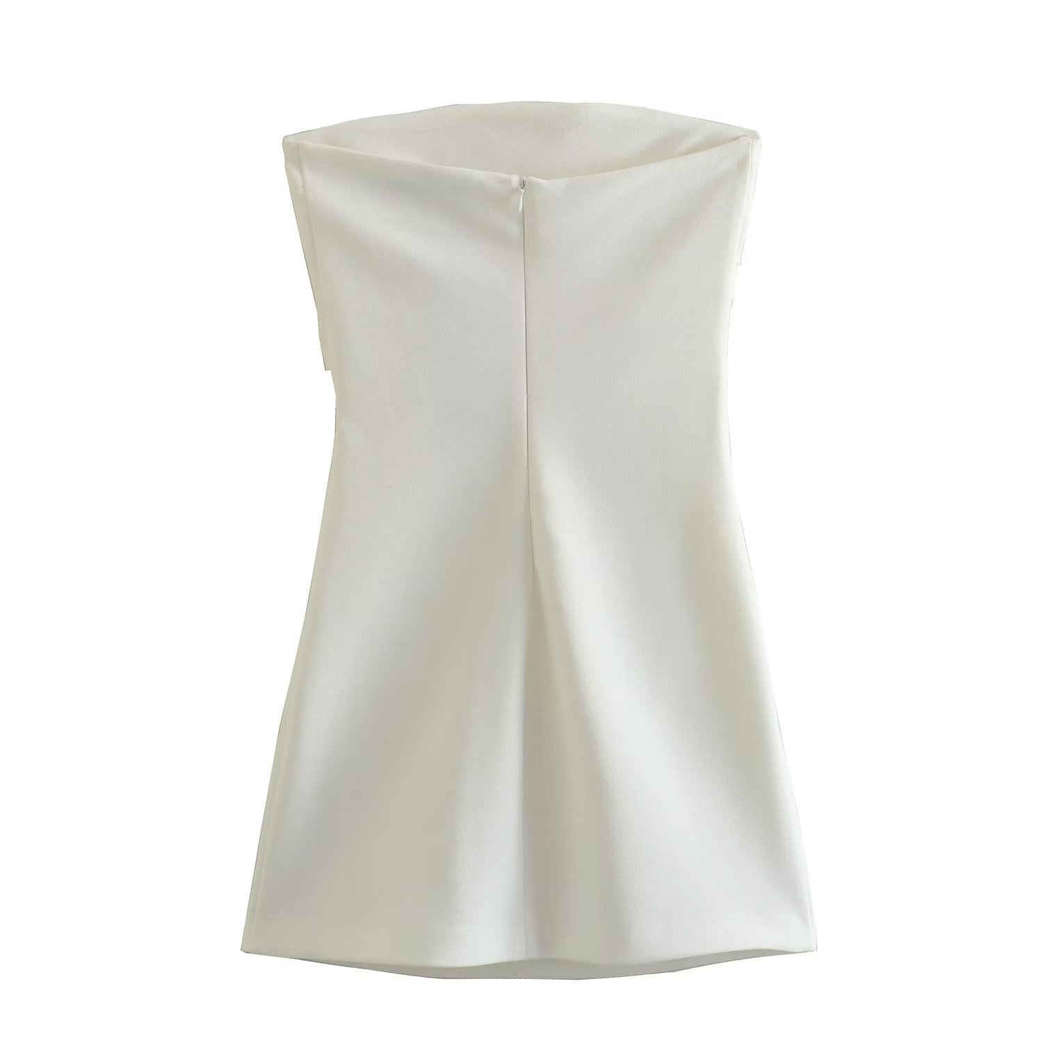 Off-shoulder dress back view