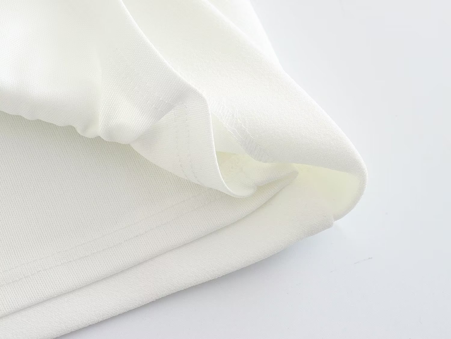 Off-shoulder dress close-up