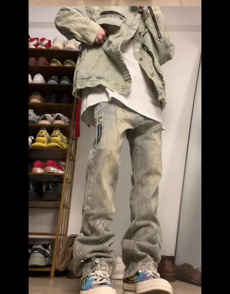 Men's Summer Versatile Simple Harajuku Jeans - Image 2